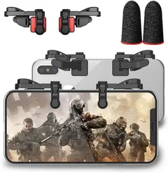 ã€ 1 Pairã€‘ Mobile Game Controller Gamepad Compatible with PUBG Mobile/Fortnitee Mobile/Call of Duty Mobile, Compatible with iPhone/Android, IFYOO Z108 Sensitive Shoot and Aim L1R1 Triggers