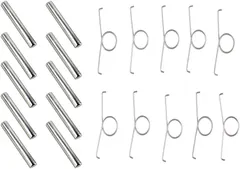 10 x L2 R2 Trigger Button Spring Metal R2 L2 Trigger Buttons Component Buckle for PS5 Controller Replacement (10pcs R2 L2 Component Buckle)