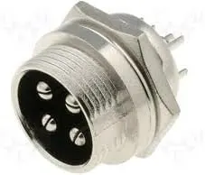 4 PIN Panel Mount CB Microphone Connector