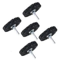 5-Pack 3'' inch Poly Strip Wheel Surface Conditioning Rust Paint Remove Clean Angle Grinder Disc Wheel with 6mm Shank