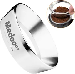 54mm Professional Coffee Dosing Funnel - Espresso Dosing Ring Compatible with 54mm Breville Portafilter Stainless Steel