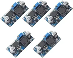 5Pack LM2596 LM2596S DC-DC Step Down Variable Volt Regulator Input 3.0-40V Output 1.5-35V Adjustable Buck Converter Electronic Voltage Stabilizer Power Supply Module