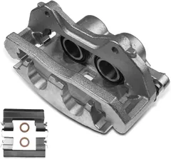 A-Premium Front Disc Brake Caliper Assembly with Bracket Compatible with Select Cadillac and Pontiac Models - SRX 2004-2009, STS 2005, CTS 2006-2007, STS 2006-2008, Bonneville 2004-2005