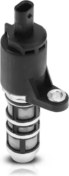 A-Premium Intake or Exhaust Engine Variable Valve Timing (VVT) Solenoid Compatible with Chevrolet Spark 2013 2014 2015 L4 1.2L, Replace# 25192279, 25185534