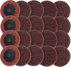 ABN Surface Conditioning Discs - 2in, Medium Grit, 25-Pack, Best Value