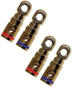 Absolute GRT100-4 2 Pair Gold Power Ring Terminal