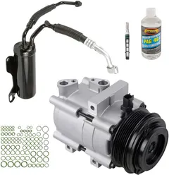 AC Compressor & A/C Kit For Ford E150 E250 E350 E450 Super Duty Econoline Club Wagon 2008-2019 w/o Rear AC - BuyAutoParts 60-81424RK NEW