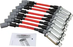 AIP Electronics Dragon FIRE Performance 10mm Spark Plug Wires Compatible with 1999-2019 GM Chevy GMC LS1 LS2 LS3 LS6 LS7 Vortec 4.8L 5.3L 6.0L LS1 100 ohm/ft, OE Heat Shield OEM Fit PWJ256