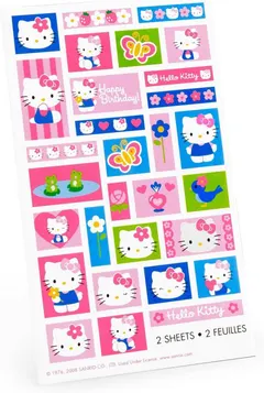 amscan Sticker Sheets Hello Kitty