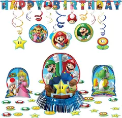 Amscan Super Mario Decoration Pack Kit