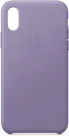 Apple iPhone Xs Leather Case - Lilac