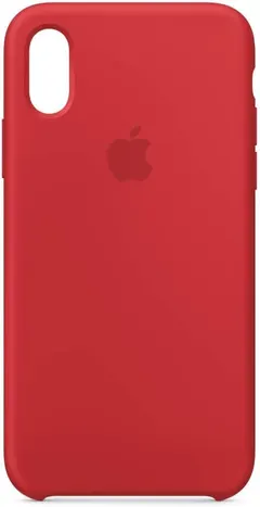 Apple iPhone Xs Silicone Case - (Product) RED