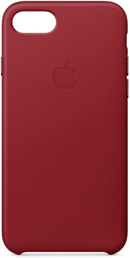 Apple Leather Case (for iPhone 7) - Red