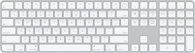 Apple Magic Keyboard with Touch ID and Numeric Keypad (for Mac Computers with Apple Silicon) - US English - Silver (Rene