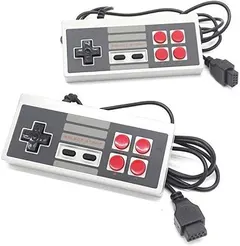 AV and HDMI Universal Computer Game 9-pin Console 4-Button Controller Gamepad for AV and HDMI Universal Computer Game 9-pin Console (2 PCS)