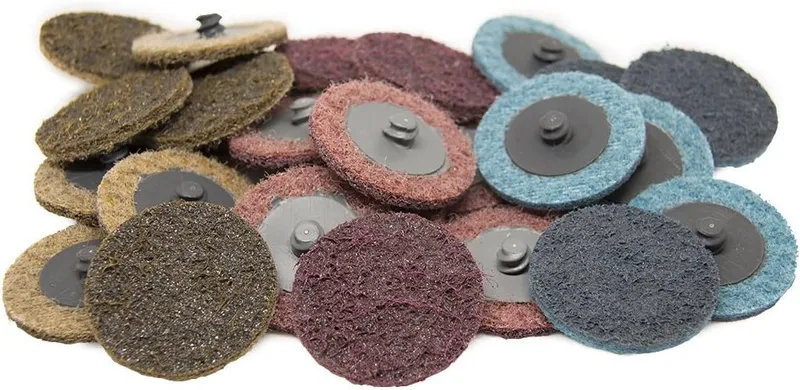 Benchmark Abrasives 2" Quick Change Nylon Surface Conditioning Discs for Sanding Polishing Paint Removal with Male R-Typ