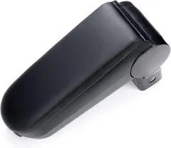 Black Leatherette Armrest Console Storage Box Case Compatible with 99-04 VW Volkswagen Jetta Bora Golf MK4 GTI R32 1999 2000 2001 2002 2003 2004