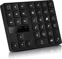 Bluetooth Keypad for iPad Procreate Video Photo Editing Controller,One Hand Control Eye-Free Ergonomic Equipment Console Drawing Graphics Tablet Only for iOS Mac OS…