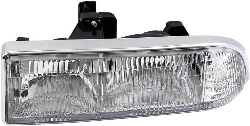 Brock Aftermarket Replacement Driver Left Composite Halogen Combination Headlight Assembly
