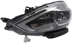Brock Aftermarket Replacement Driver Left Halogen Combination Headlight Assembly Compatible With 2016-2019 Nissan Sentra