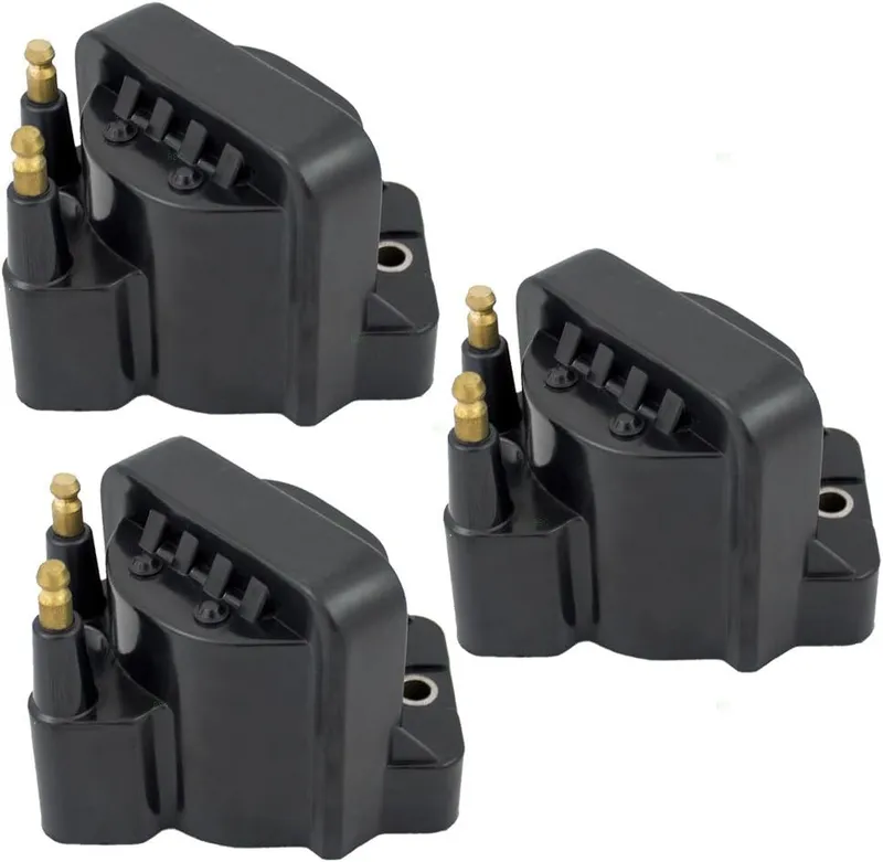 Brock Replacement 3 Pc Set Ignition Spark Plug Coil Pack Modules Compatible with 1993-2002 Camaro Firebird V6 6-cylinder