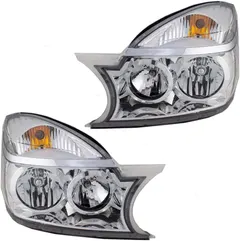 Brock Replacement Driver and Passenger Set Halogen Headlights Compatible with 2004-2007 Rendezvous