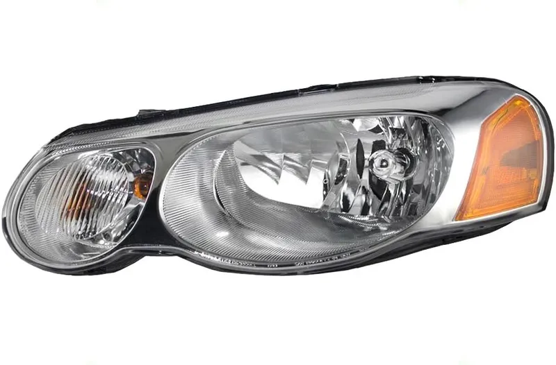Brock Replacement Driver Halogen Combination Headlight Compatible with 2004-2006 Sebring Sedan Convertible without Level