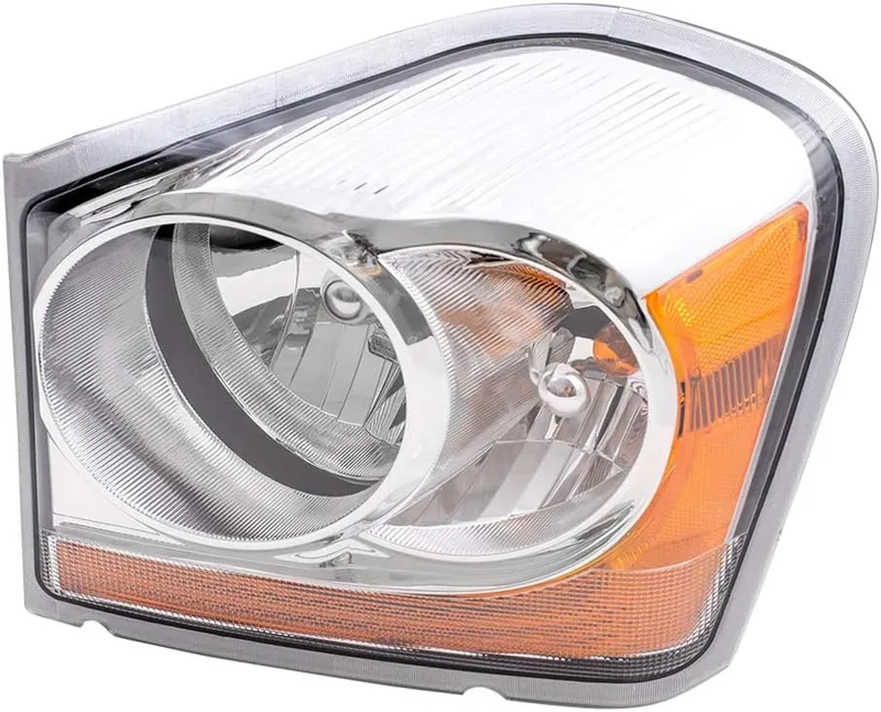 Brock Replacement Driver Halogen Headlight Compatible with 2004-2005 Durango 55077721AD