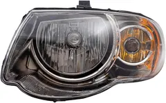 Brock Replacement Driver Halogen Headlight Compatible with 2005-2007 Town & Country Van with 119" Wheel Base 4857991AD