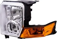 Brock Replacement Driver Halogen Headlight Compatible with 2006-2010 Commander 55396537AI