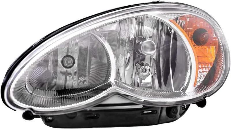 Brock Replacement Driver Halogen Headlight Compatible with 2006-2010 PT Cruiser 5116043AF