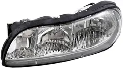 Brock Replacement Driver Side Halogen Combination Headlight Assembly Compatible with 1997-2003 Malibu 22618782