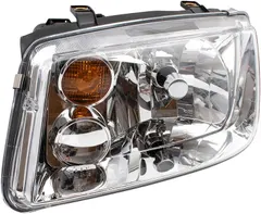 Brock Replacement Driver Side Halogen Combination Headlight Assembly Compatible with 2002-2005 A4 Generation 4 From VIN 2108642 without Fog Lights 1J5941017BJ