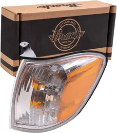 Brock Replacement Driver Side Signal Light Assembly Compatible with 2005-2007 Sequoia & 2005-2006 Tundra Double Cab
