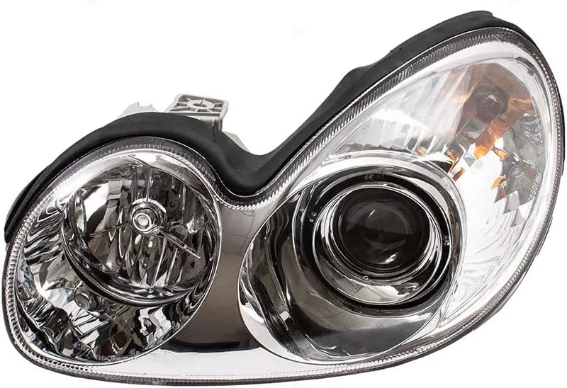 Brock Replacement Drivers Halogen Combination Headlight Headlamp Compatible with 02-05 Sonata 92101-3D050