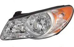 Brock Replacement Drivers Halogen Headlight Combination Headlamp Park Light Assembly Compatible with 07-10 Elantra Sedan 921012H051 921012H050