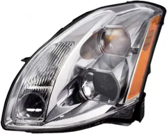 Brock Replacement Drivers Halogen Headlight Headlamp Compatible with 03-05 350Z 26060ZA80A