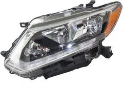 Brock Replacement Drivers Halogen Headlight Headlamp Compatible with 14-16 Rogue 26060-4BA2A
