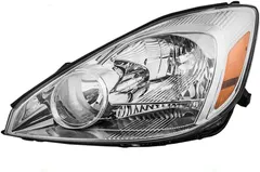 Brock Replacement Drivers Halogen Headlight Headlamp Compatible with 2004-2005 Sienna Van 81150AE010