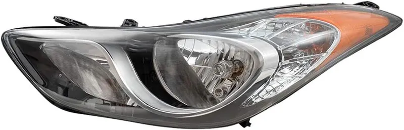 Brock Replacement Drivers Halogen Headlight Headlamp Compatible with Elantra Sedan 921013Y000