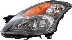 Brock Replacement Drivers Halogen Headlight Headlamp Lens with Black Bezel Compatible with 07-09 Sedan 26060-JA00B