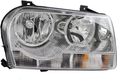 Brock Replacement Passenger Halogen Headlight Compatible with 2005-2007 300 4805756AI