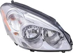 Brock Replacement Passenger Halogen Headlight w/Cornering Lamp Compatible with 2006-2011 Lucerne 25974774