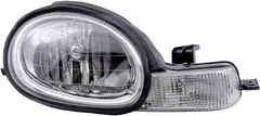 Brock Replacement Passenger Halogen Headlight with Chrome Bezel Compatible with 2000-2005 Neon 5288508AH