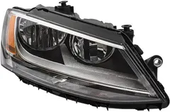 Brock Replacement Passenger Side Combination Halogen Headlight Assembly Comaptible with 2011-2014 A6 Sedan 2011-2018 GLI Sedan 2013-2016 A6 Hybrid 5C7941006 VW2503146