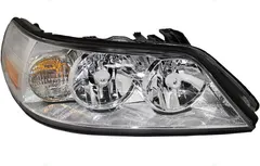 Brock Replacement Passenger Side Halogen Combination Headlight Assembly Compatible with 2005-2011 Lincoln Town Car