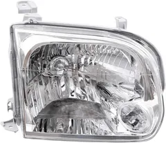 Brock Replacement Passenger Side Halogen Headlight Assembly Compatible with 2005-2007 Sequoia & 2005-2006 Tundra Double Cab