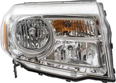 Brock Replacement Passengers Halogen Combination Headlight Headlamp Assembly Compatible with 12-15 Pilot 33100SZAA11