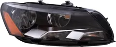Brock Replacement Passengers Halogen Combination Headlight Headlamp Compatible with 2012 2013 2014 2015 Passat 561-941-006D
