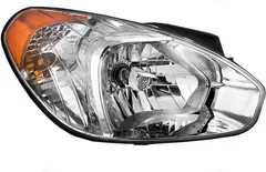 Brock Replacement Passengers Halogen Headlight Compatible with 07-11 Accent 92102-1E011